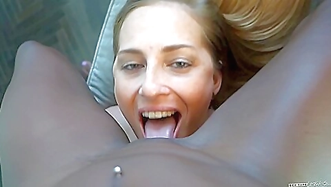 Horny girl fucked by three men