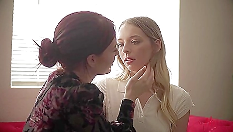 Maria and sexy blonde trip with a younger